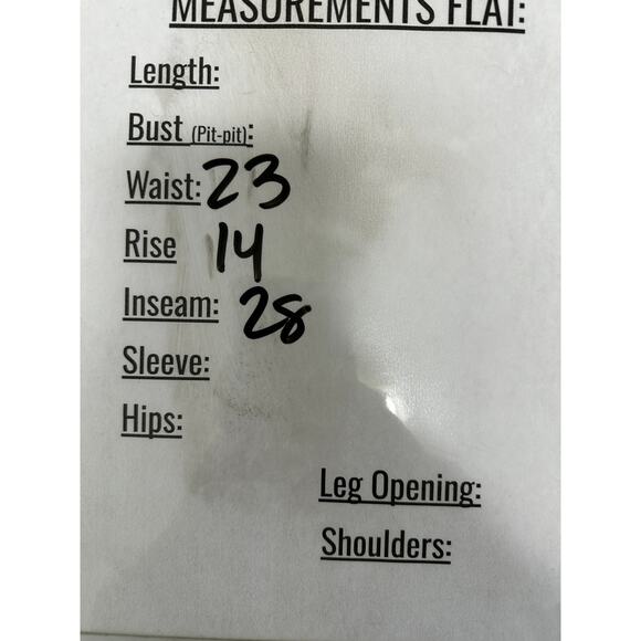 Modcloth Dark Wash Denim Jeans Skinny Women Size 26R Front Pleat Cotton Stretch - Picture 5 of 8